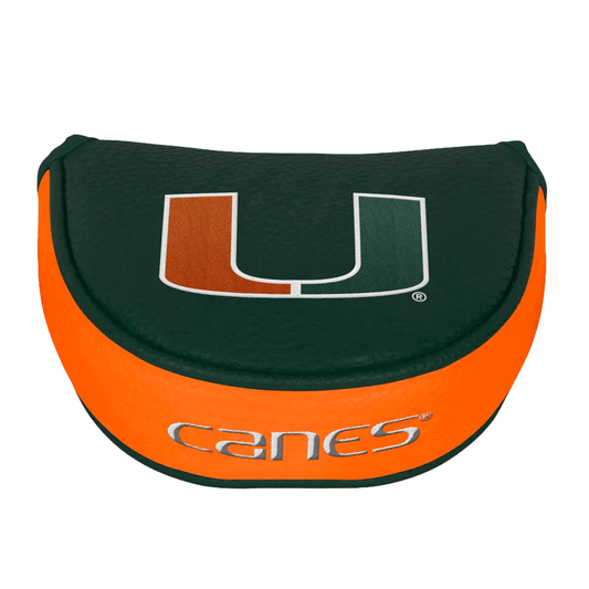 WinCraft Miami Hurricanes Green Mallet Putter Cover