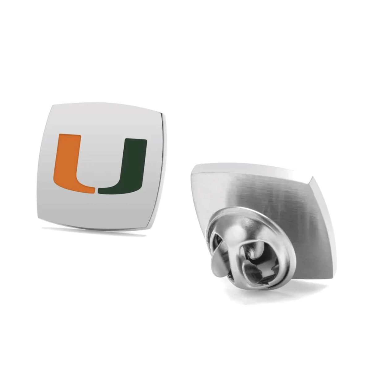 FanDrip Miami Hurricanes U Logo Stainless Steel Lapel Pin