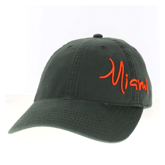 Legacy Miami Hurricanes Women's Green Script Miami Hat