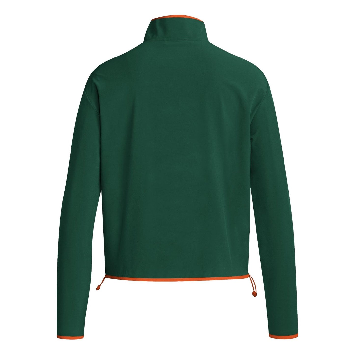 adidas Miami Hurricanes Women's Green Long Sleeve Performance Jacket