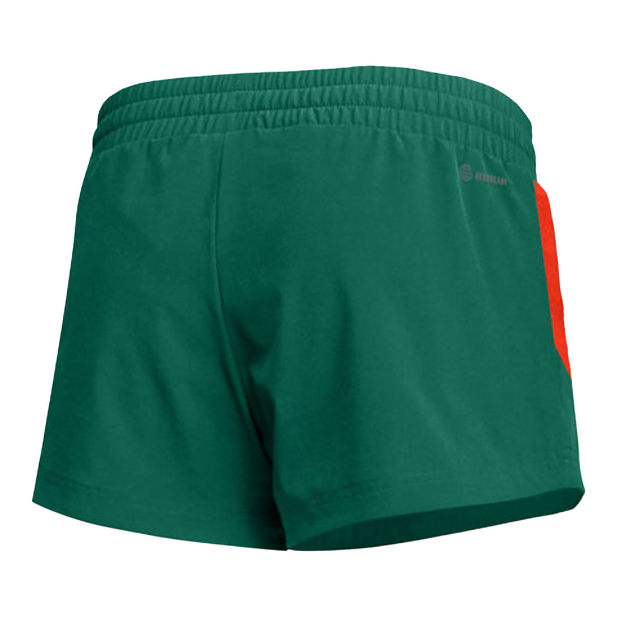 Adidas Miami Hurricanes Women&#39;s Shorts - Back View