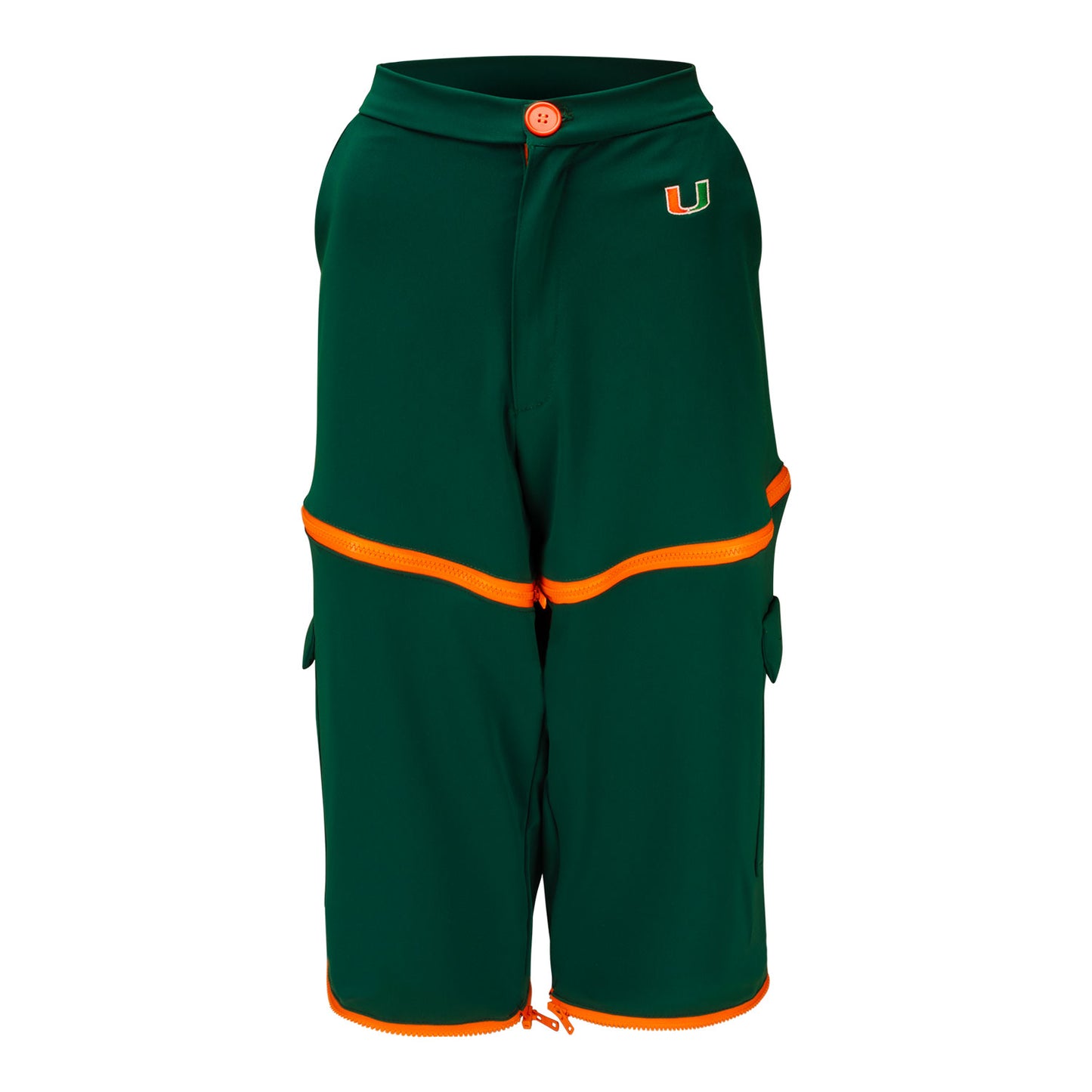 Radmila Lolly University of Miami Women's Green Zippered Pants