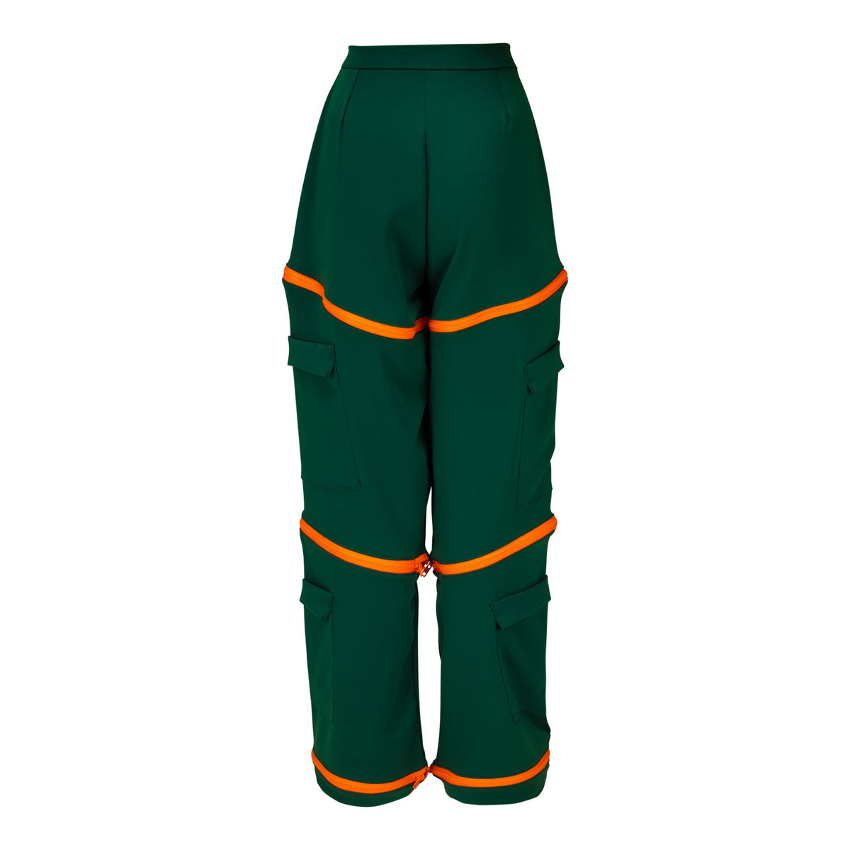 Radmila Lolly University of Miami Women&#39;s Green Zippered Pants