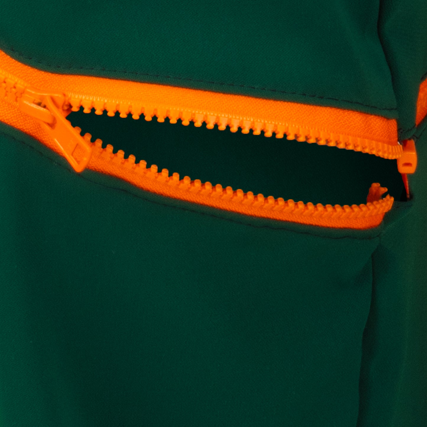 Radmila Lolly University of Miami Women's Green Zippered Pants