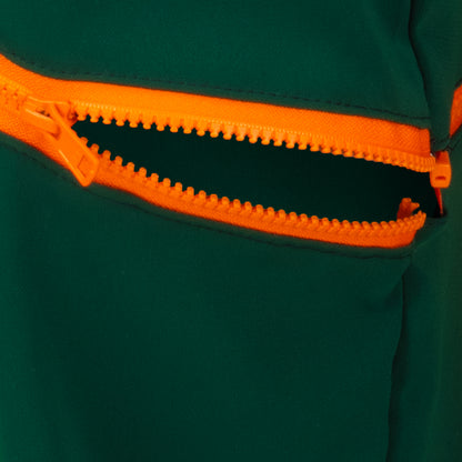 Radmila Lolly University of Miami Women's Green Zippered Pants