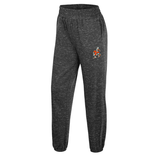 Colosseum Miami Hurricanes Women's Grey Sebastian Jogger Pants
