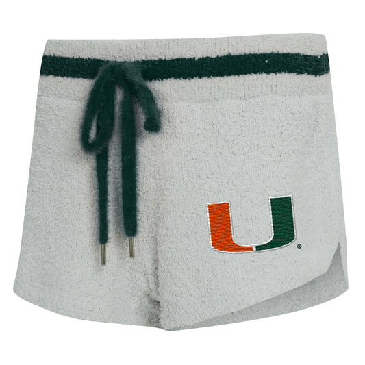 Concepts Sport Miami Hurricanes Women’s Grey Whitley Lounge Shorts