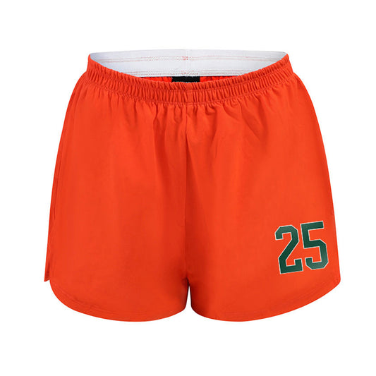 Hype & Vice Miami Hurricanes Women's Orange Miami Athletic Shorts