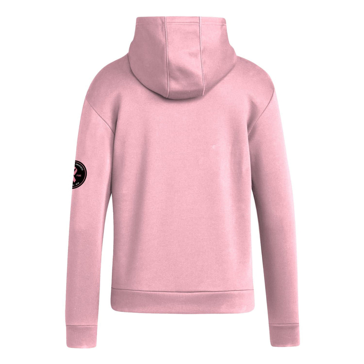 adidas Miami Hurricanes Pink Women&#39;s Breast Cancer Awareness Hoodie