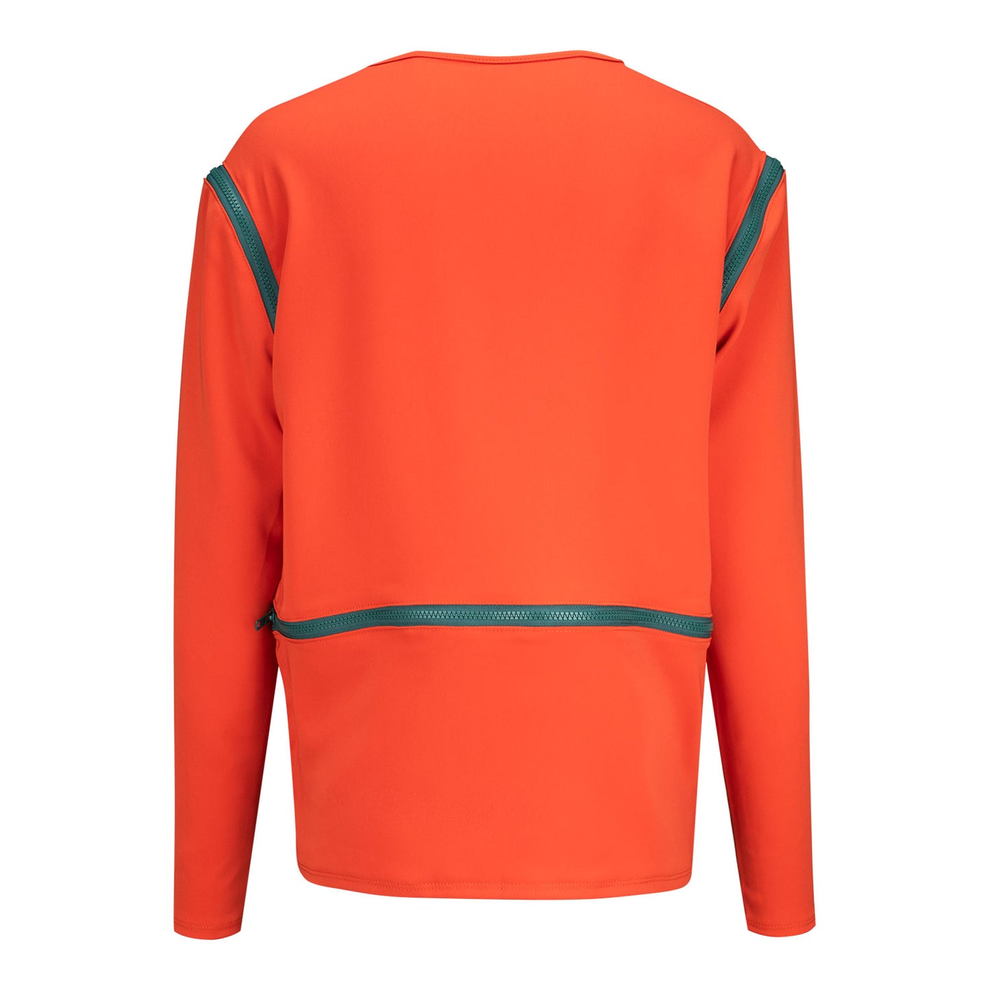 Radmila Lolly University of Miami Women's Orange Zippered Shirt