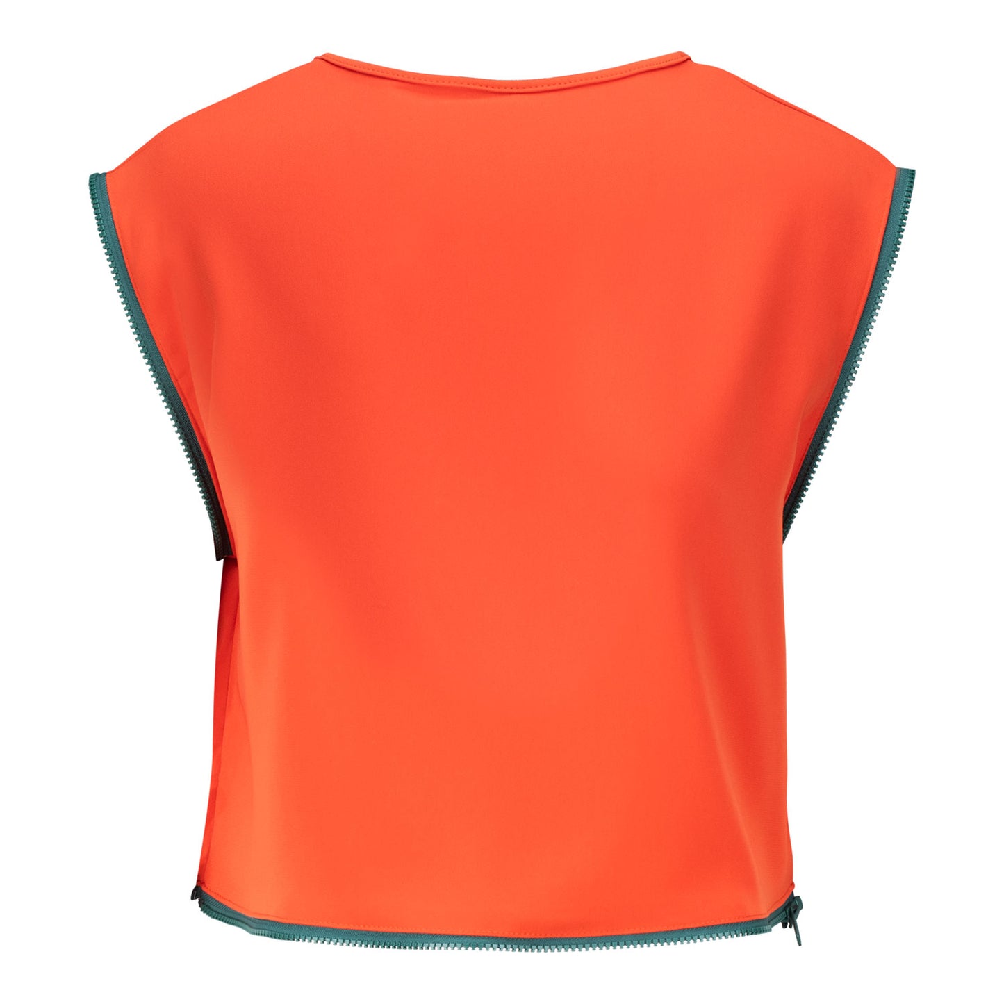 Radmila Lolly University of Miami Women's Orange Zippered Shirt