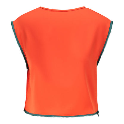 Radmila Lolly University of Miami Women's Orange Zippered Shirt