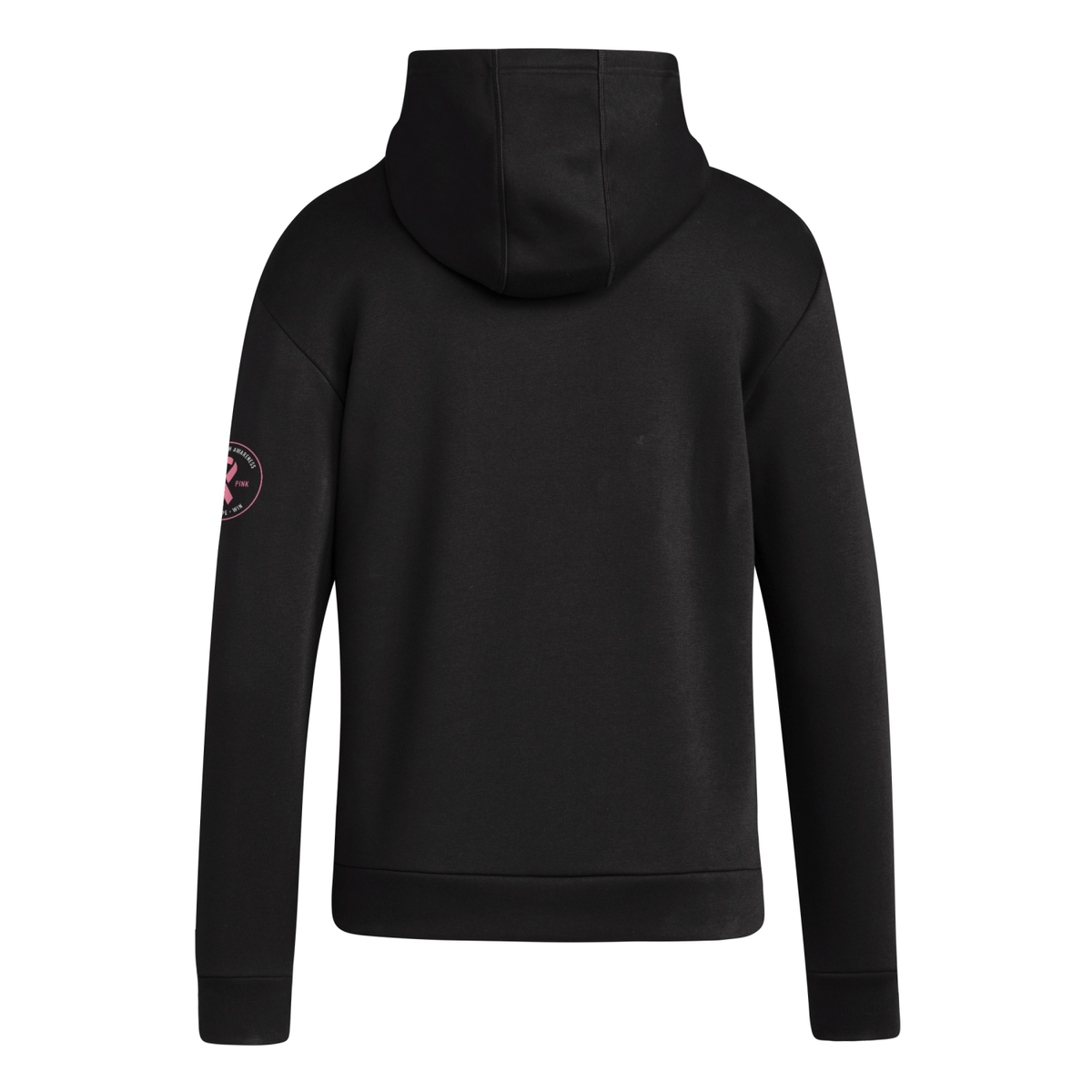 adidas Miami Hurricanes Black Women&#39;s Wear Pink U Hoodie