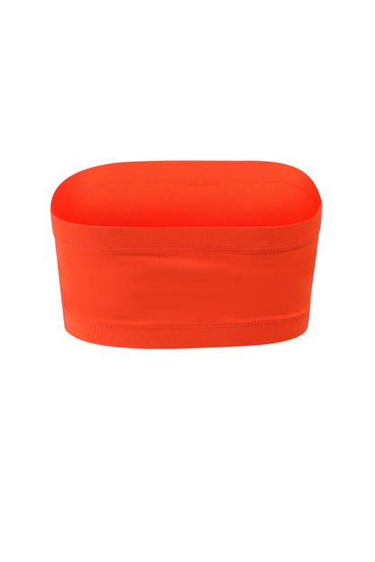 Hype and Vice Miami Hurricanes Women's Orange U Bandeau Top