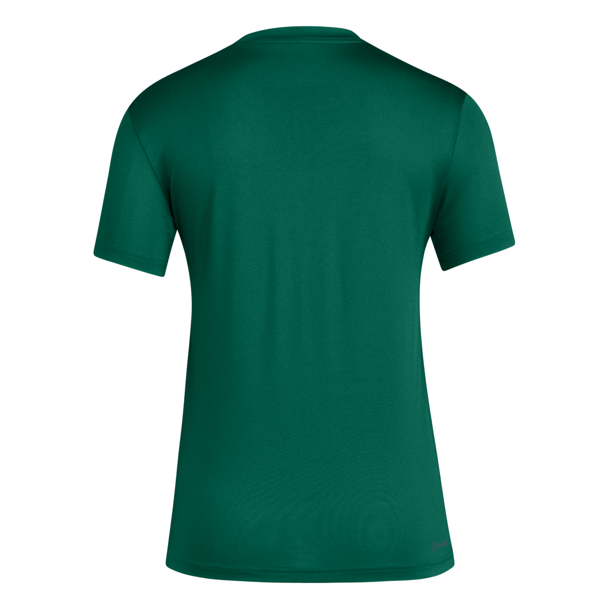 adidas Miami Hurricanes Women&#39;s Green &#39;Issued by Hurricanes&#39; Pregame Performance T-Shirt