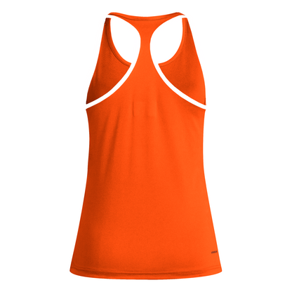 adidas Miami Hurricanes Women's Orange 'Issued By Hurricanes' D4T Performance Racerback Tank