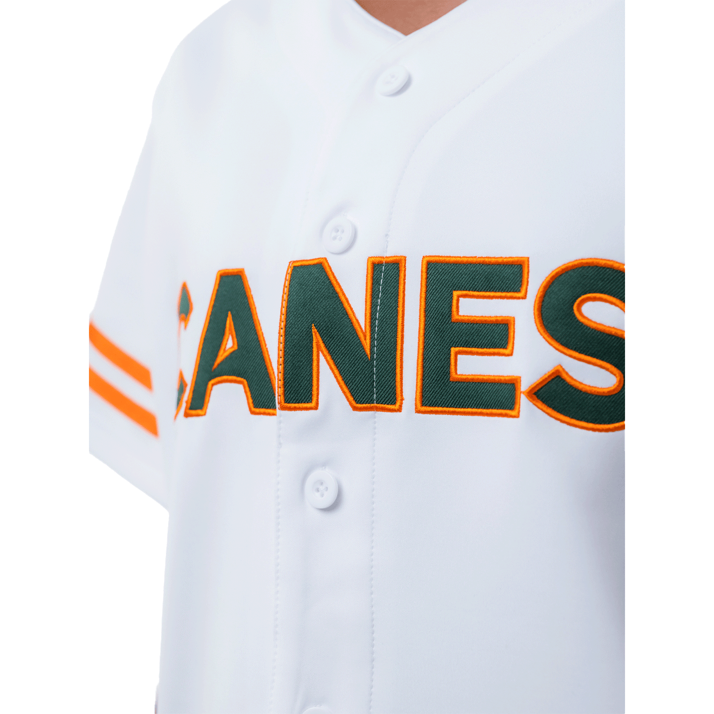ESTABLISHED & CO. Miami Hurricanes White Canes Baseball Jersey