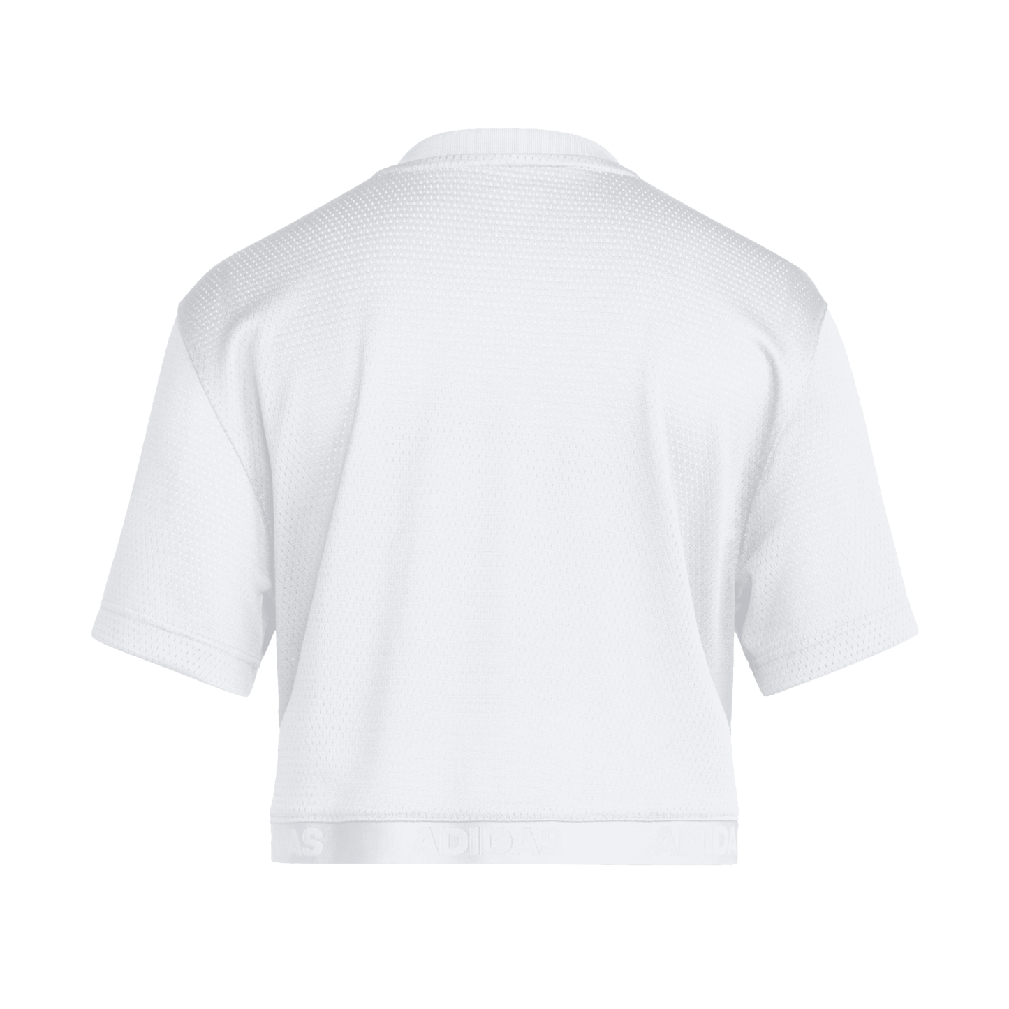 adidas Miami Hurricanes Women's White Cropped Jersey