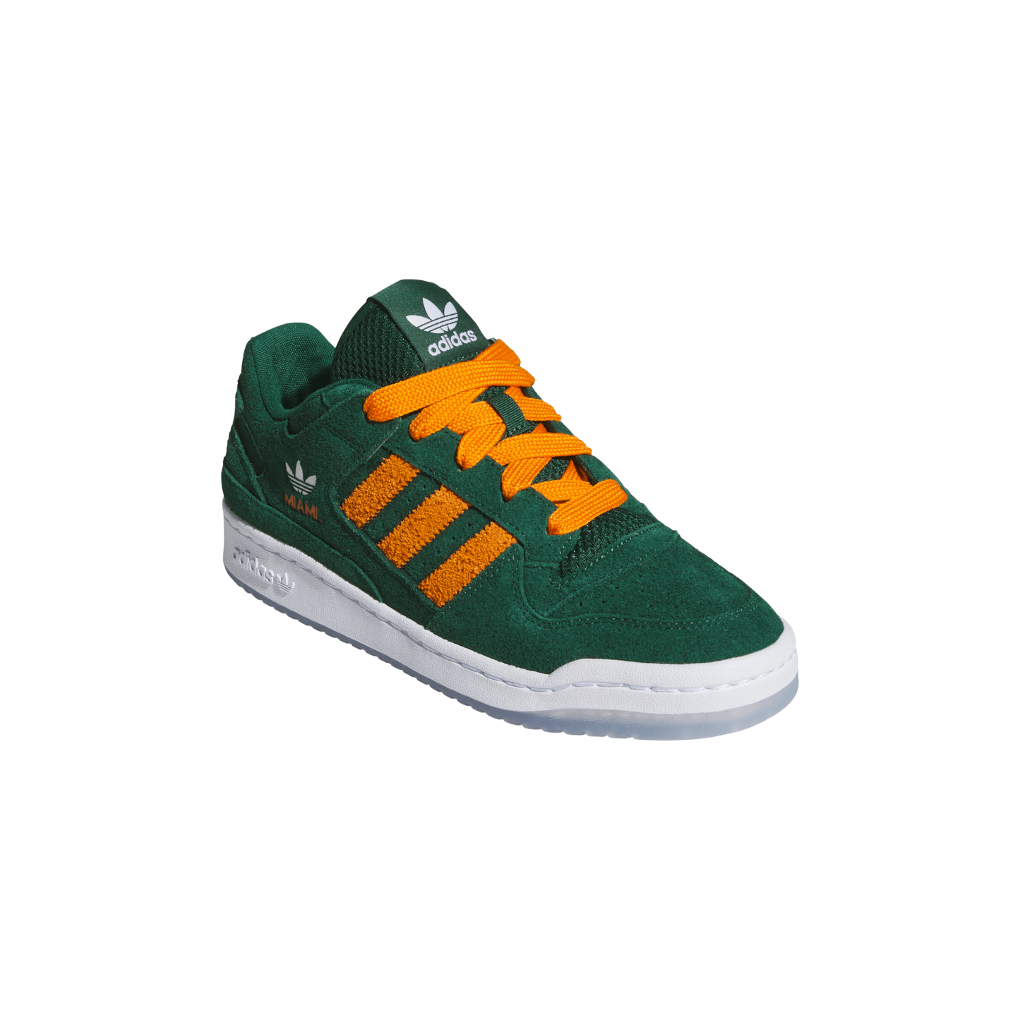 adidas Miami Hurricanes Forum Low CL Shoes