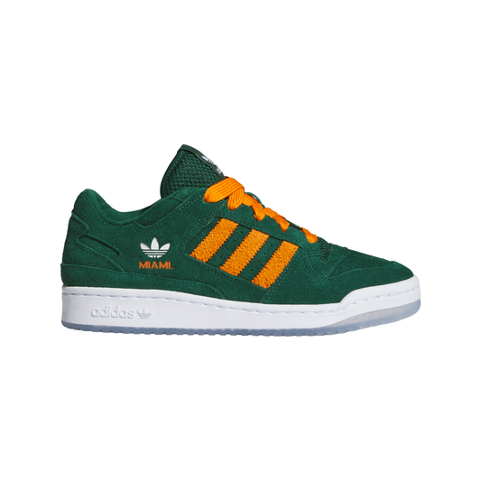 adidas Miami Hurricanes Forum Low CL Shoes