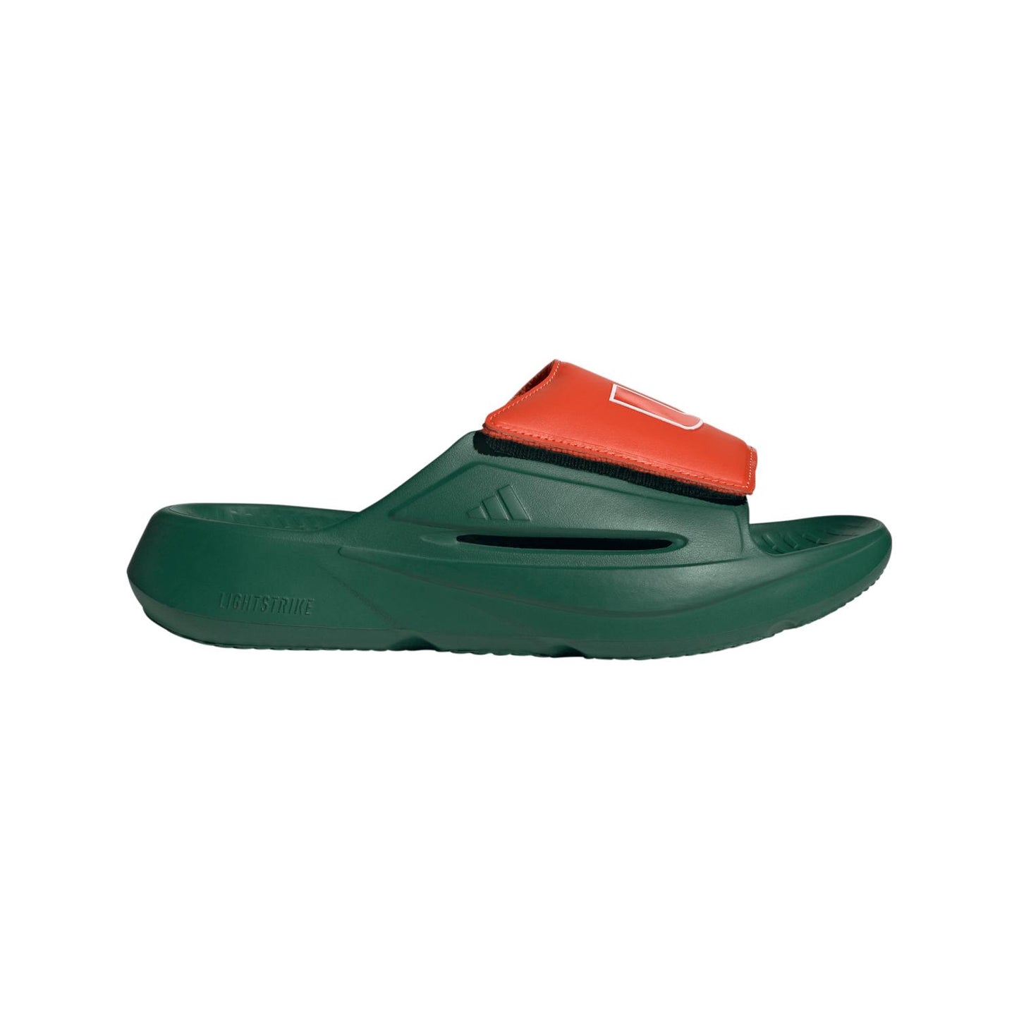 adidas Miami Hurricanes Green Lightblaze Slides