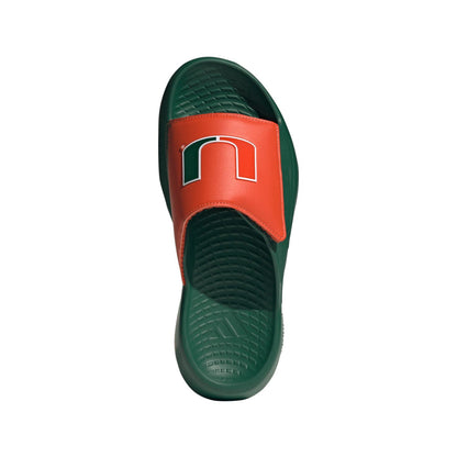 adidas Miami Hurricanes Green Lightblaze Slides