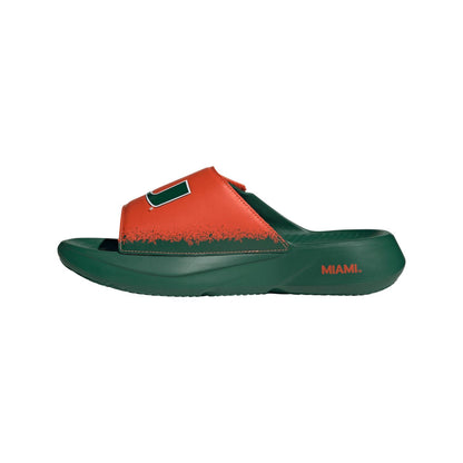 adidas Miami Hurricanes Green Lightblaze Slides