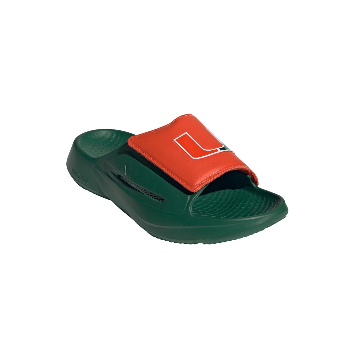 adidas Miami Hurricanes Green Lightblaze Slides