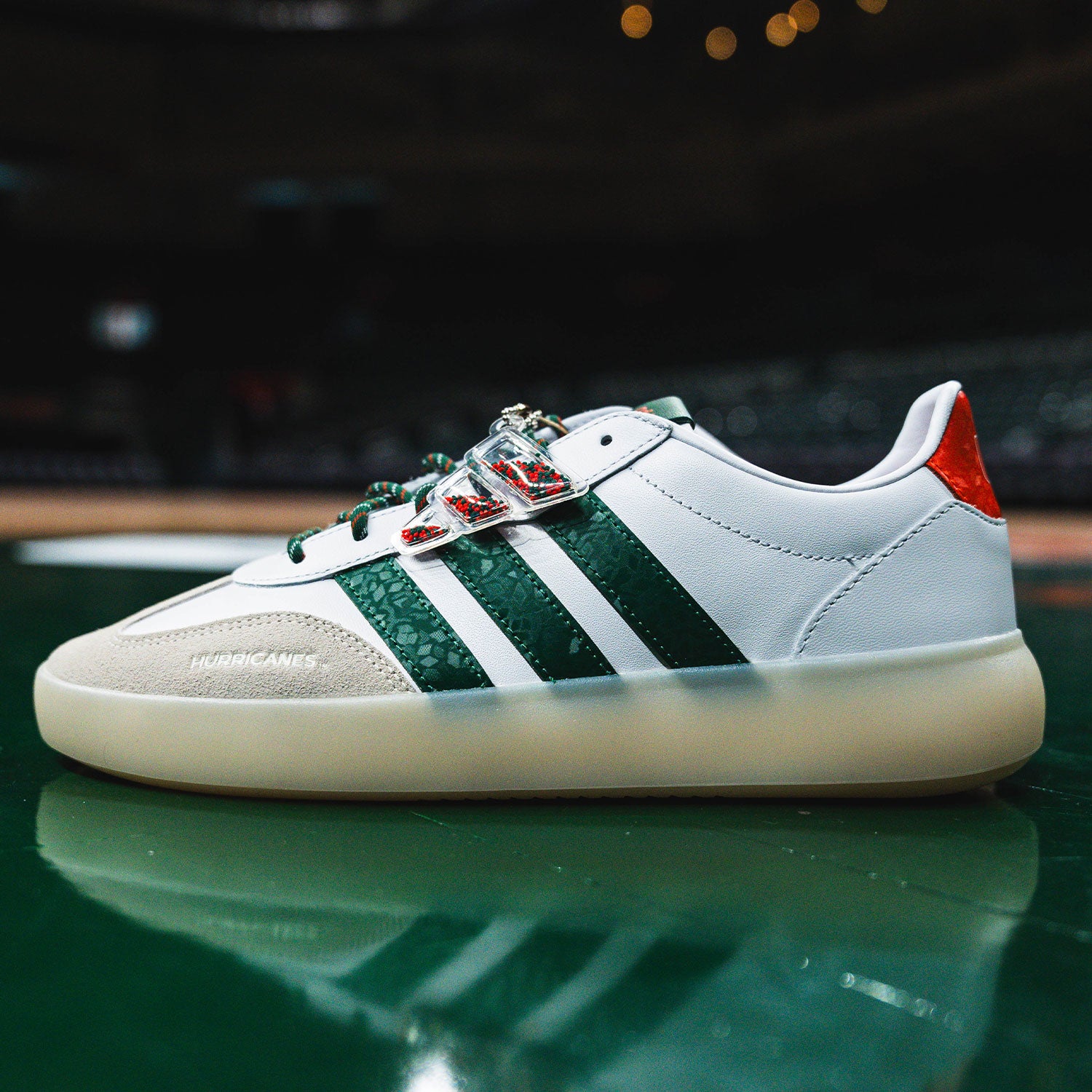 新品未使用　トニービアンコ　スタッズ　ベルテッド　MIAMI adidas Miami Hurricanes Barreda Decode Shoes – Miami Team Store