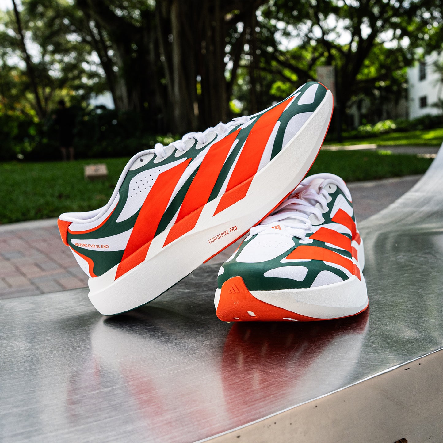 adidas Miami Hurricanes Adizero EVO SL EXO Shoes