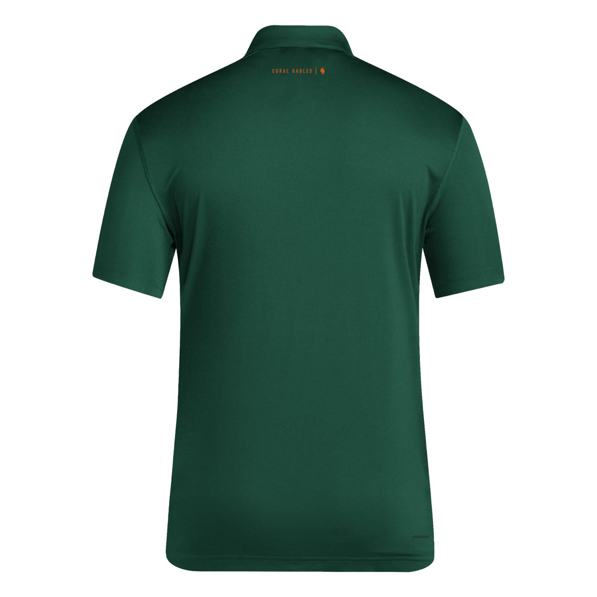 adidas Miami Hurricanes Coaches AEROREADY Green Polo