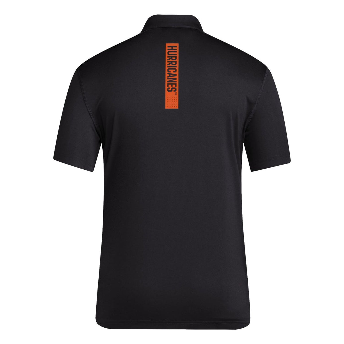 adidas Miami Hurricanes Football Coaches AEROREADY Black Polo