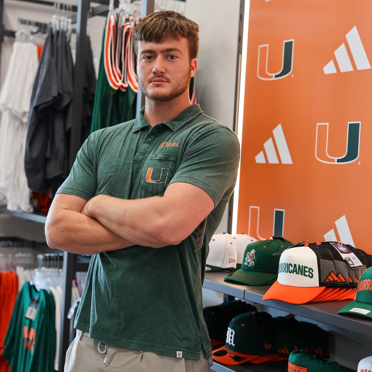Colosseum Miami Hurricanes Green Wailea Polo