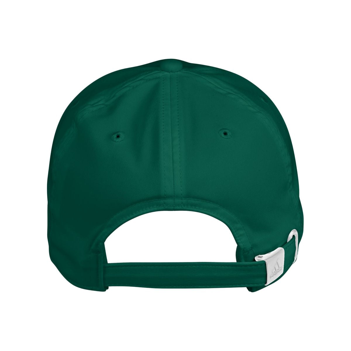 Adidas Miami Hurricanes Adjustable Green Slouch Cap - Back View