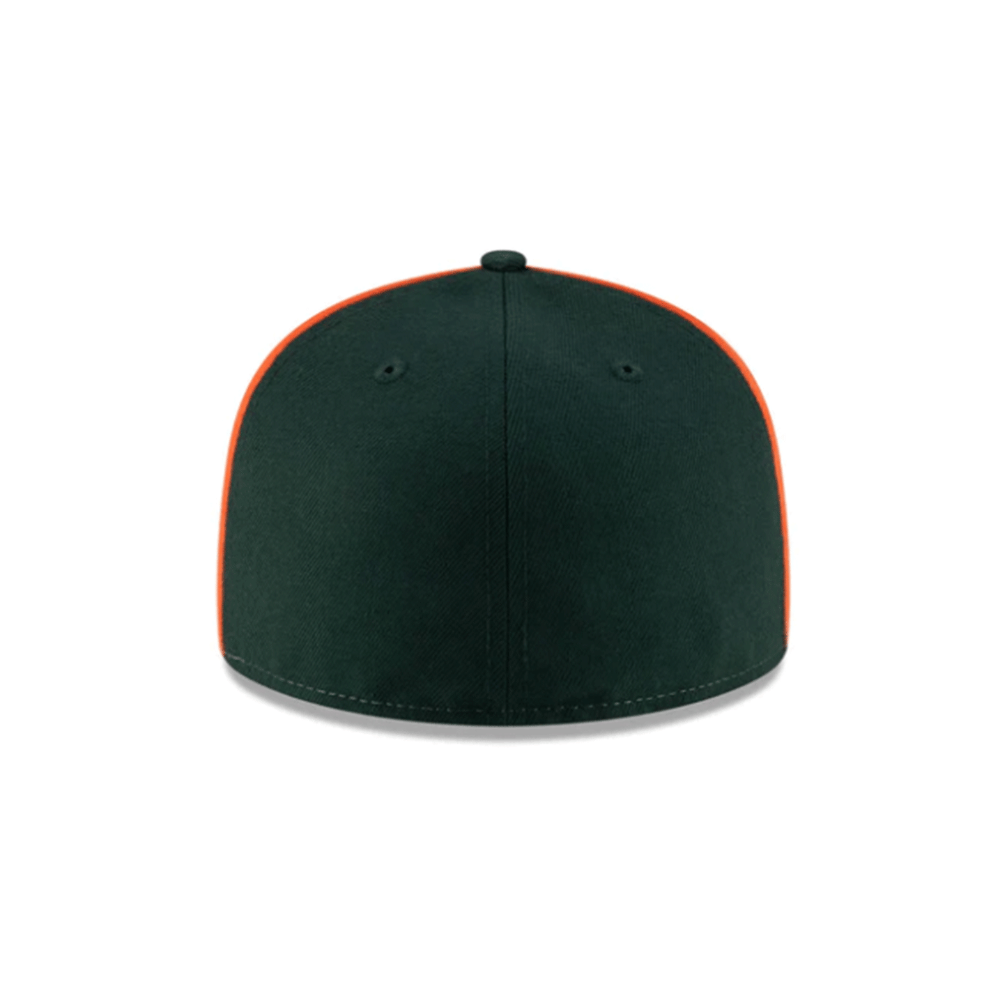 New Era Miami Hurricanes Multi-Color White, Green, and Orange Old English "M" On-Field 59FIFTY Fitted Hat