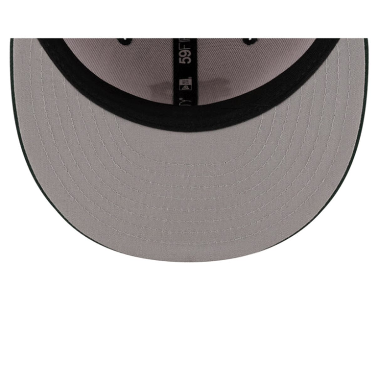 New Era Miami Hurricanes Multi-Color White, Green, and Orange Old English &quot;M&quot; On-Field 59FIFTY Fitted Hat