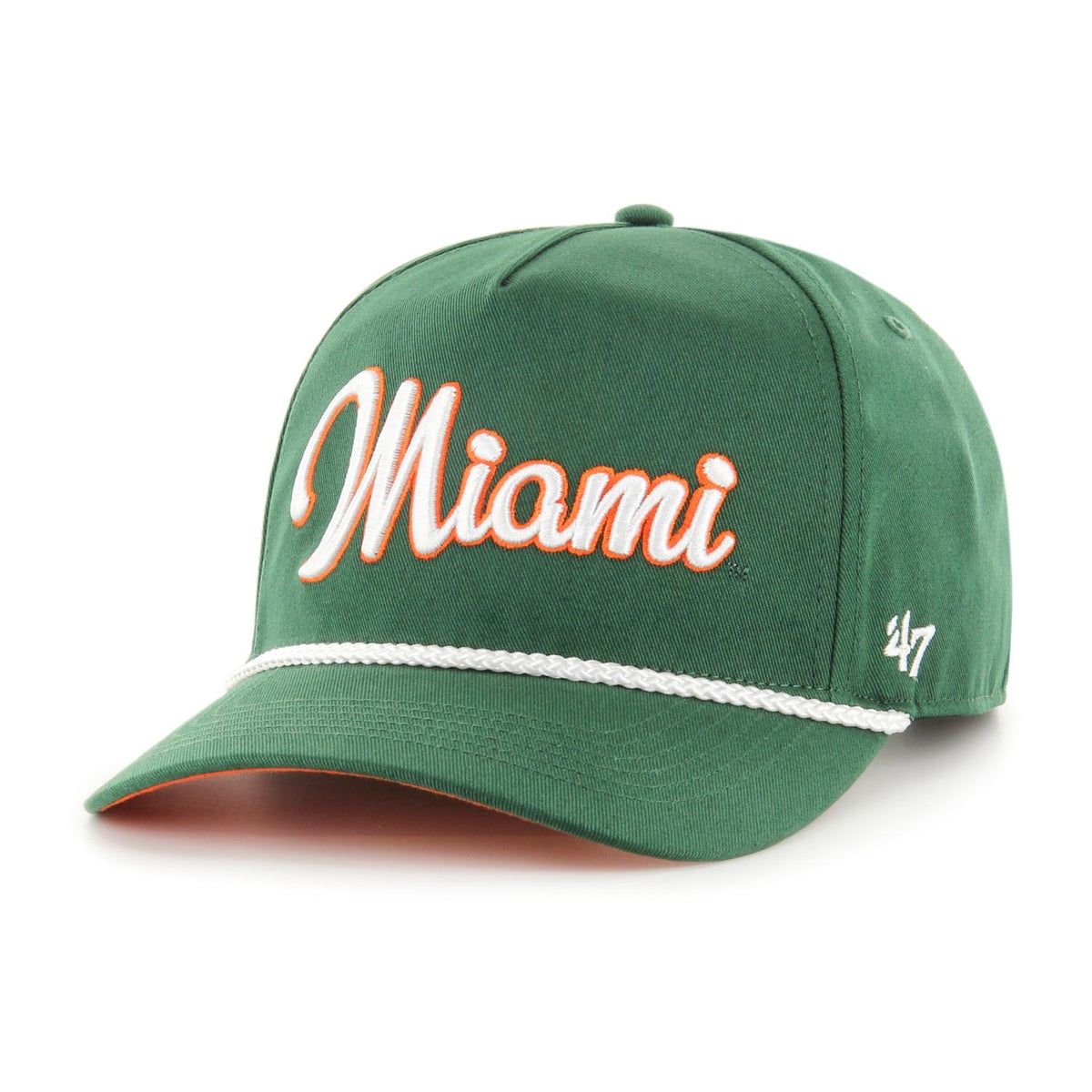 &#39;47 Brand University of Miami Overhand Green Adjustable Hat