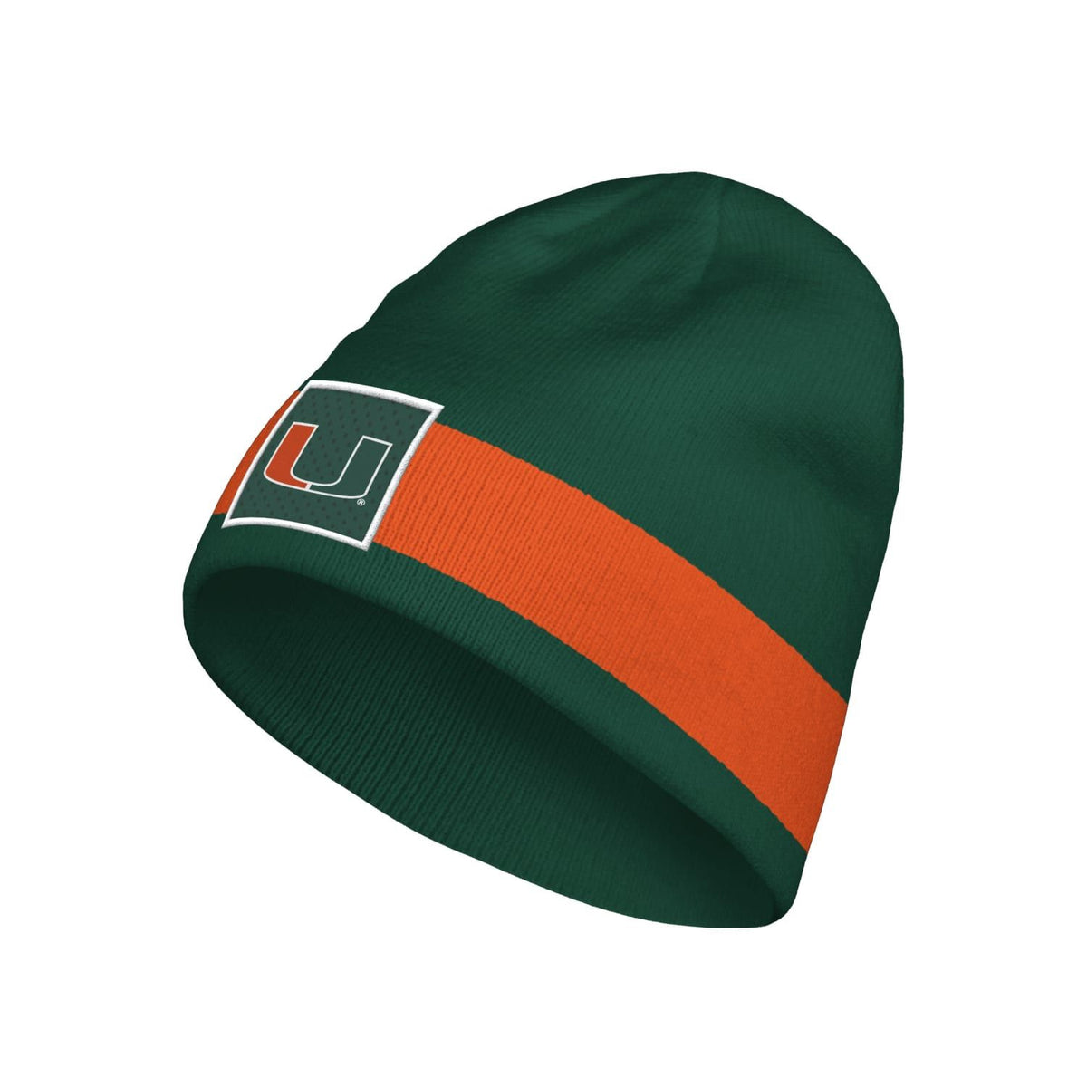 adidas Miami Hurricanes Green Locker Room Beanie