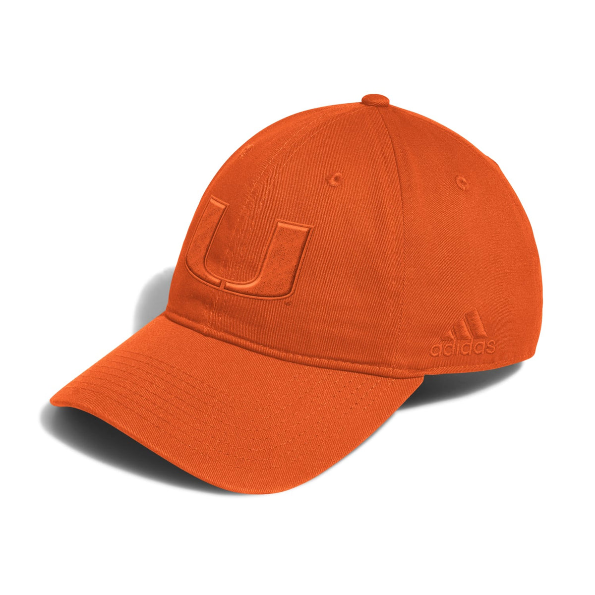 adidas Miami Hurricanes Orange ADICOLOR Adjustable Slouch Hat