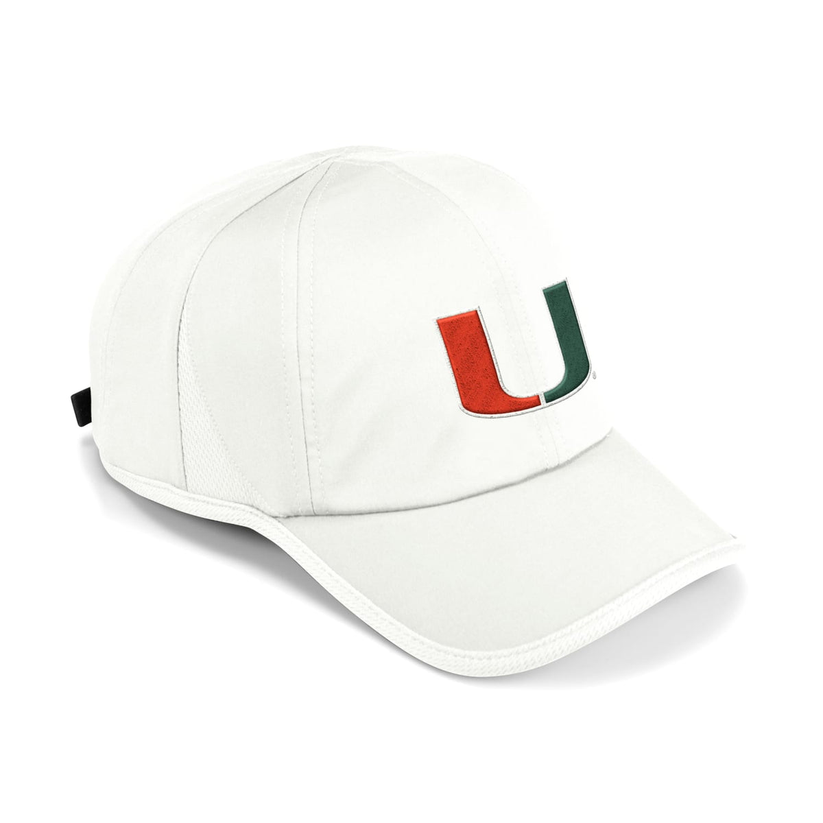adidas Miami Hurricanes White Superlite AeroReady Cap