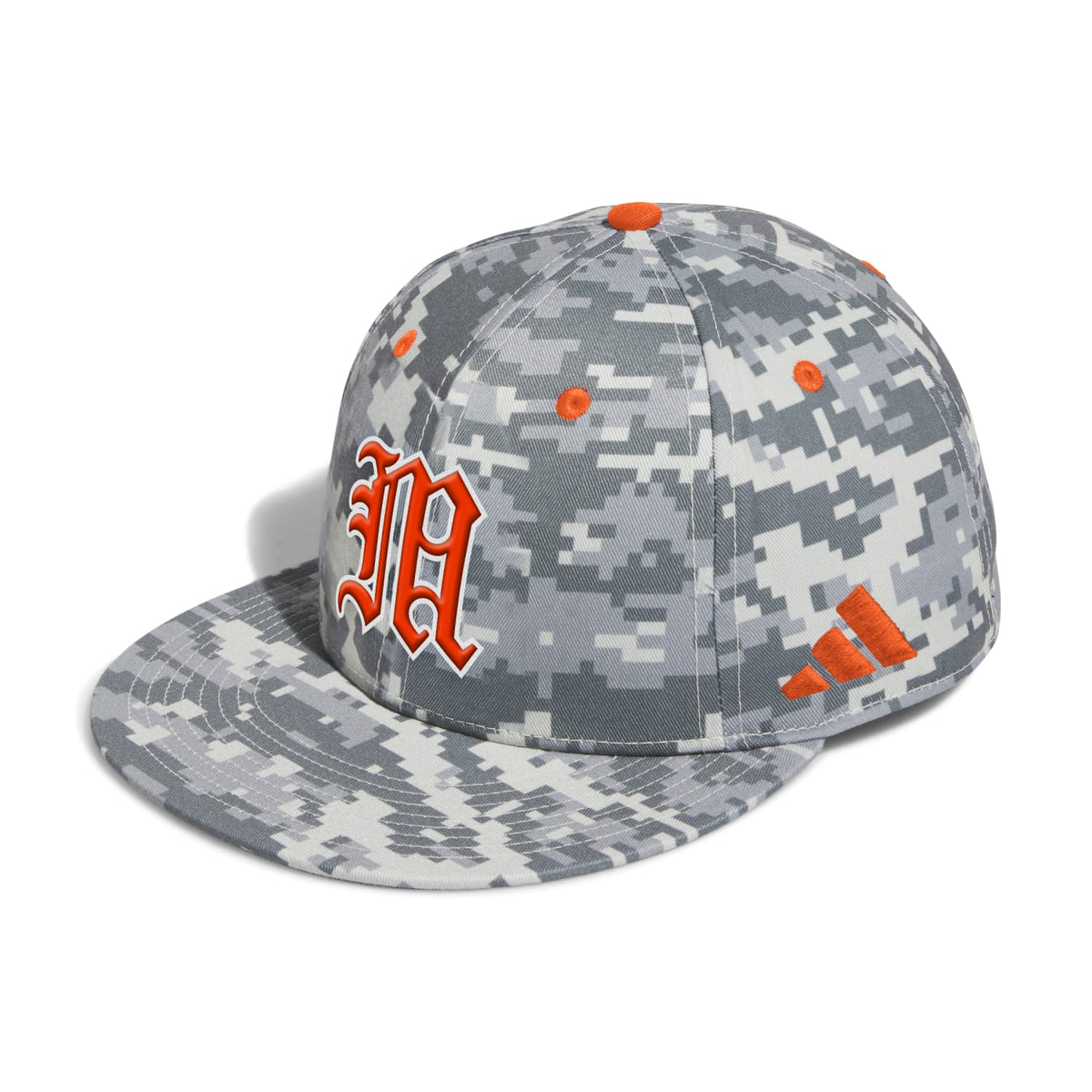 adidas Miami Hurricanes Old English &quot;M&quot; Digi Camo Baseball Hat