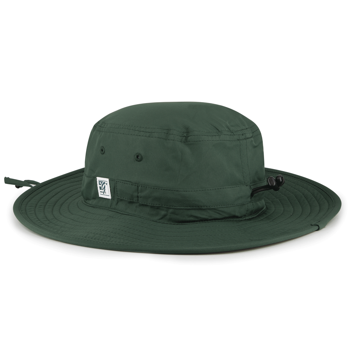 The Game Miami Hurricanes Green Miami Script Lightweight Bucket Hat - Back View