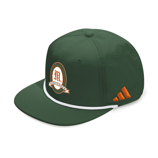 adidas Miami Hurricanes Green Canes Over Here Strapback