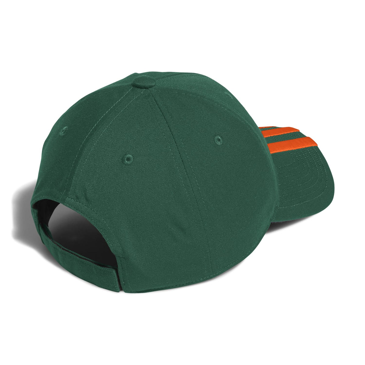 adidas Miami Hurricanes Green Three Stripes Miami Hurricanes Hat