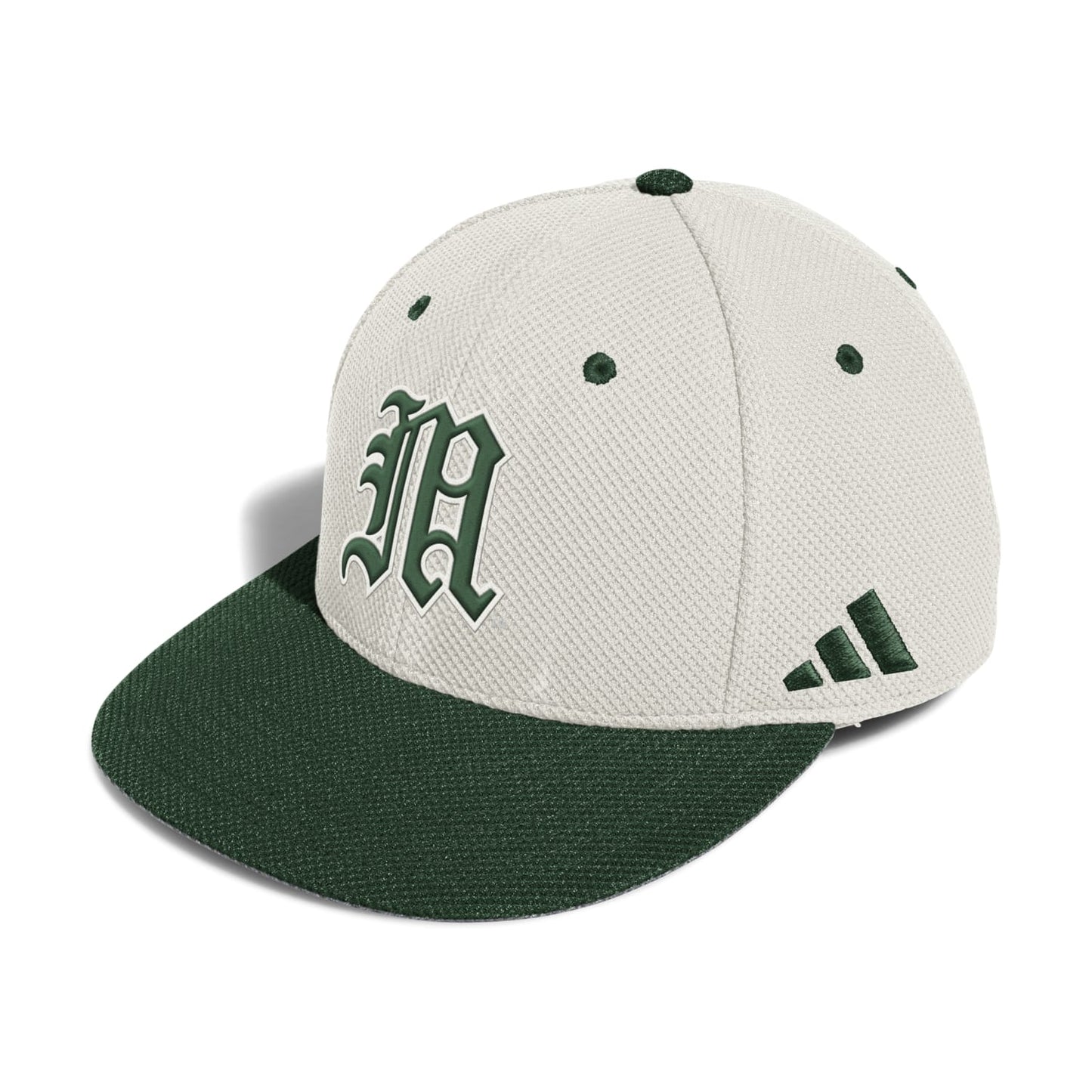adidas Miami Hurricanes Gold Standard "M" Fitted Baseball Hat