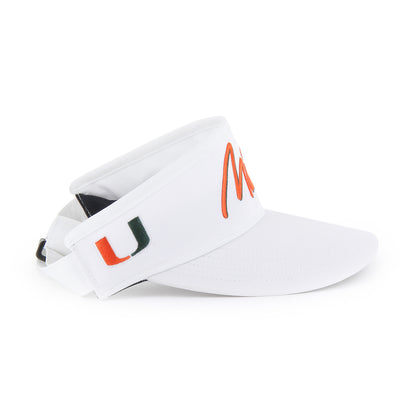'47 Brand Miami Hurricanes White Miami Melbourne Visor