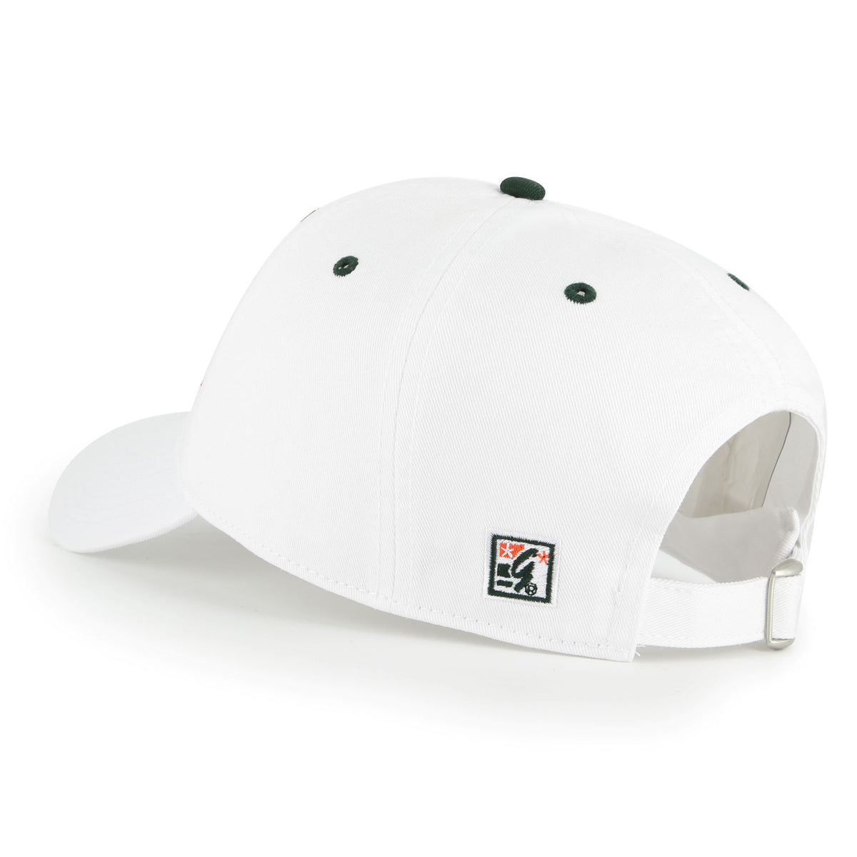 The Game Miami Hurricanes White U Volleyball Adjustable Hat