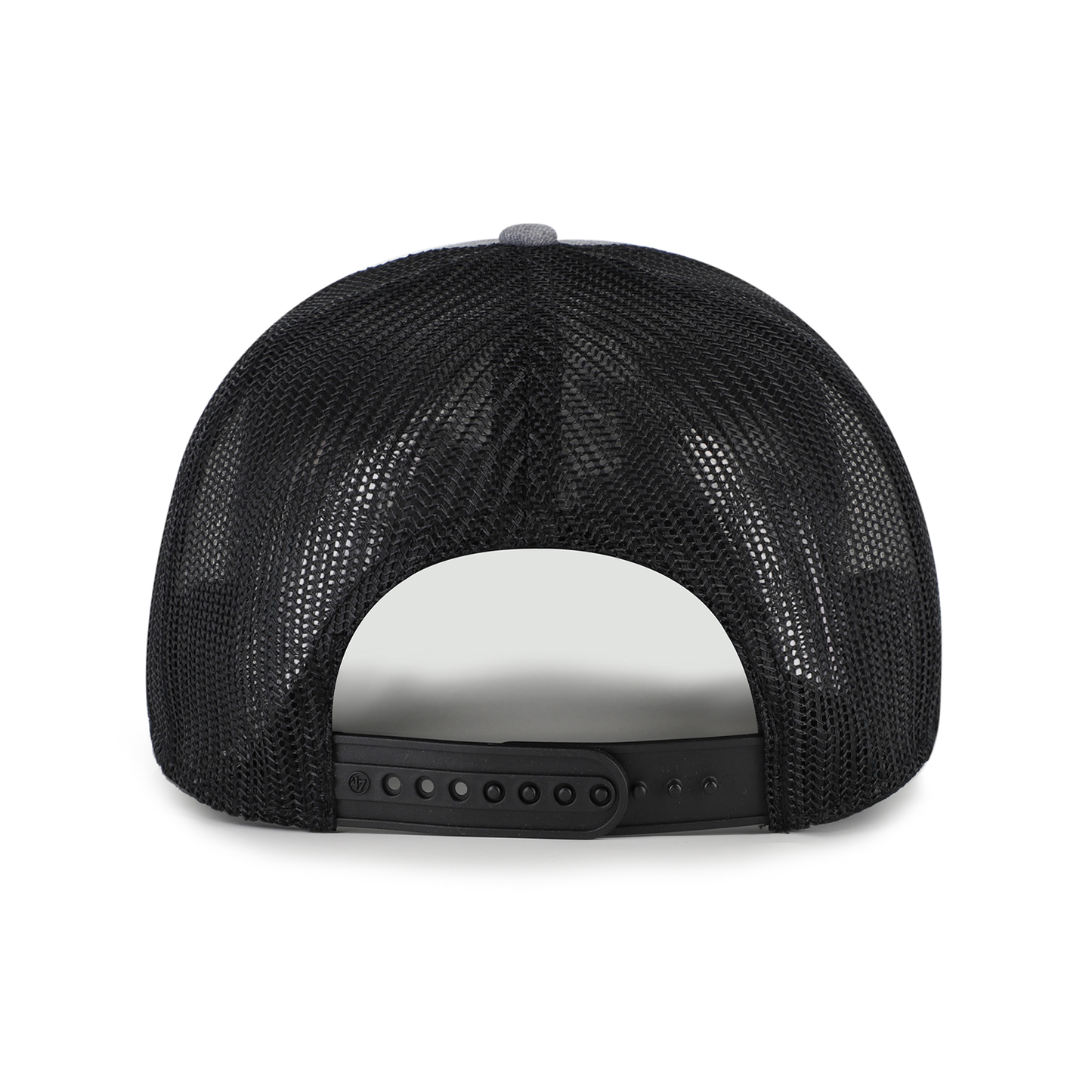 '47 Brand Miami Hurricanes Grey Trucker Adjustable Hat with Black Mesh