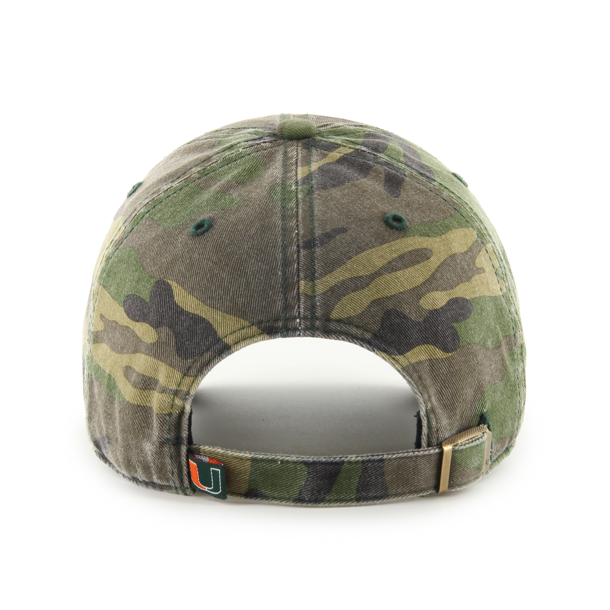 &#39;47 Brand Miami Hurricanes Camo U Adjustable Hat