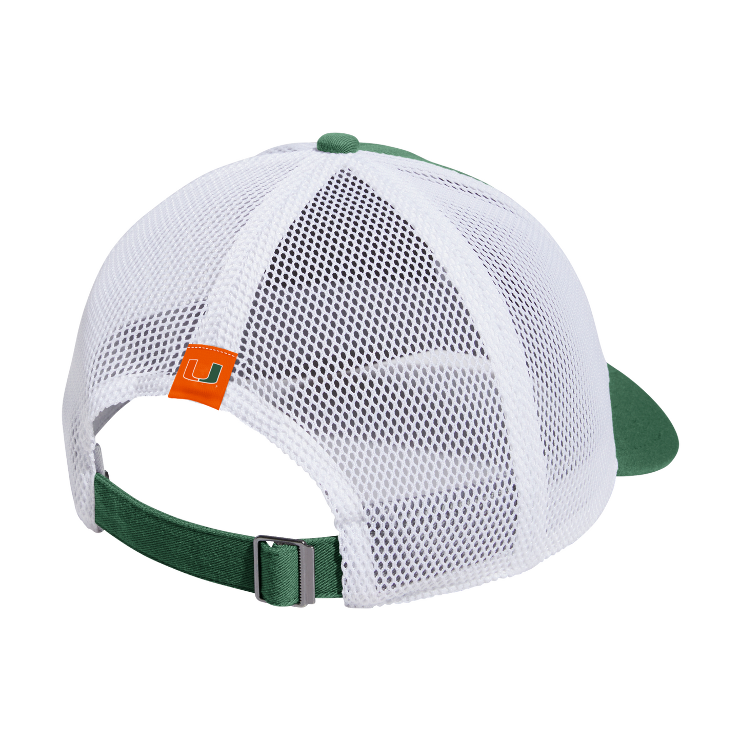 adidas Miami Hurricanes Green Sebastian the Ibis Canes Slouch Trucker Hat